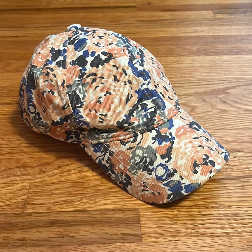 Floral baseball hat